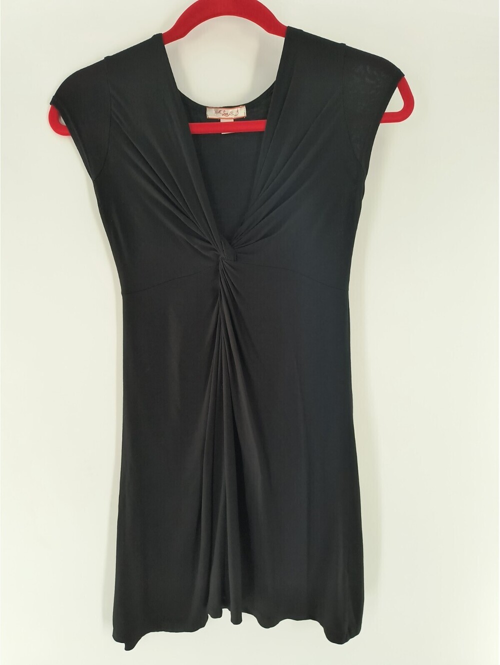 Lux XS Women's T-shirt Dress Black 044